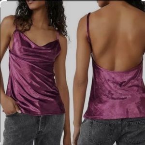 NWT Free People Intimately All Night velvet tunic